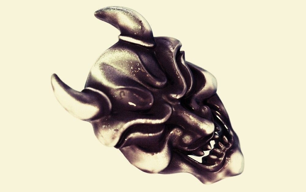 Oni Mask 3D print model_2