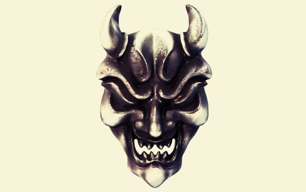 Oni Mask 3D print model_1