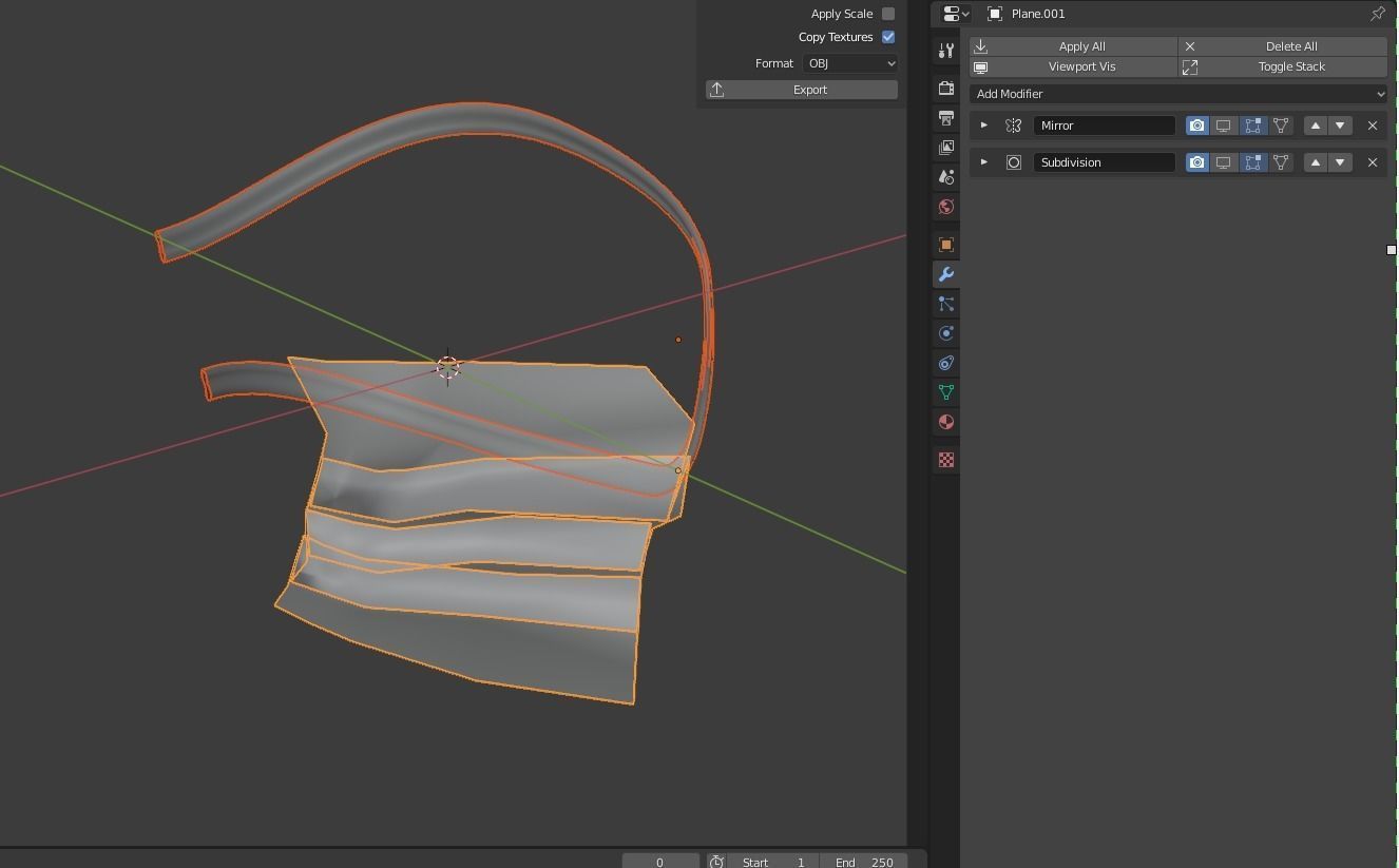 Custom Medical Antiviral Mockup Model Mask - 3D Model - Blender Low-poly 3D model_4