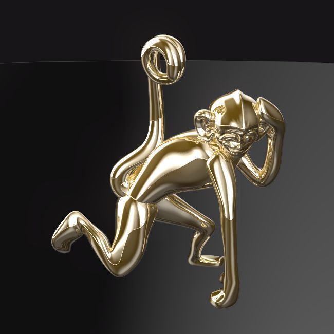 3D-Monkeys 178 3D print model_2