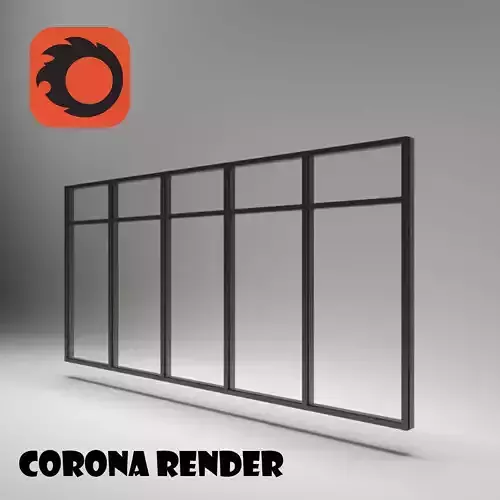  aluminum stained glass 3D model