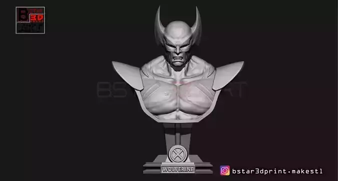 Wolverine Bust - X men  - from Marvel