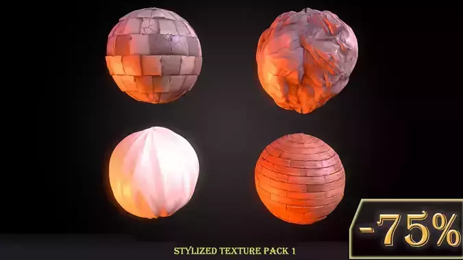 Stylized PBR Textures Mix
