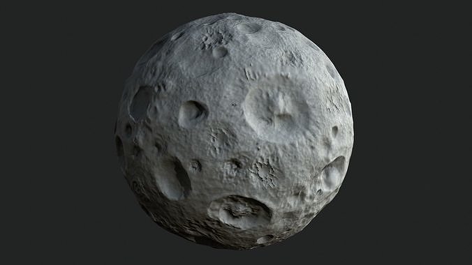 Cartoon Moon 3D model