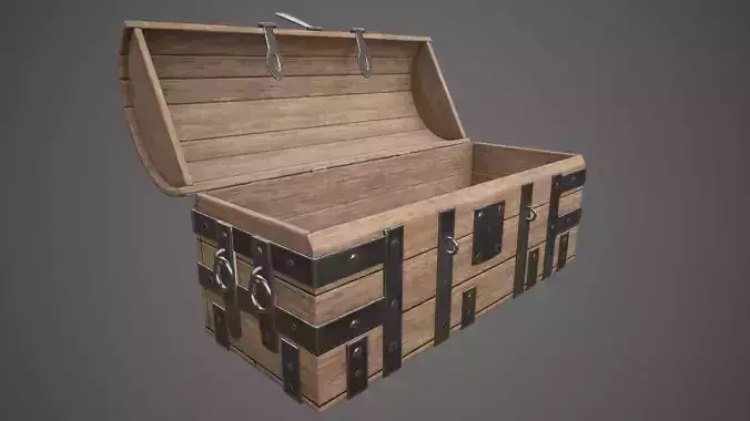 Medieval Chest - Gameready Asset