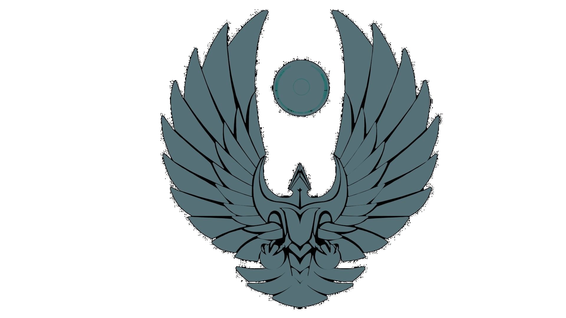 SHIELD logo new no edge 3D model_1