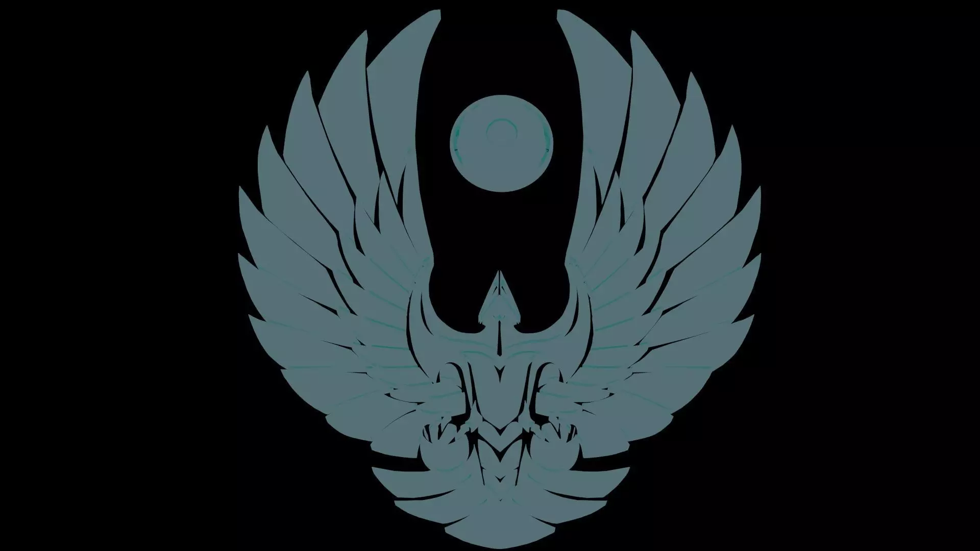 SHIELD logo new no edge 3D model_0