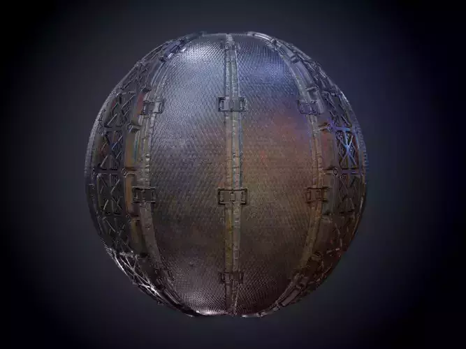 Sci-Fi Military Seamless PBR Texture 13 Texture