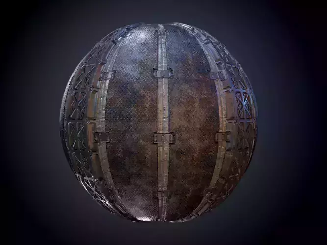 Sci-Fi Military Seamless PBR Texture 14 Texture