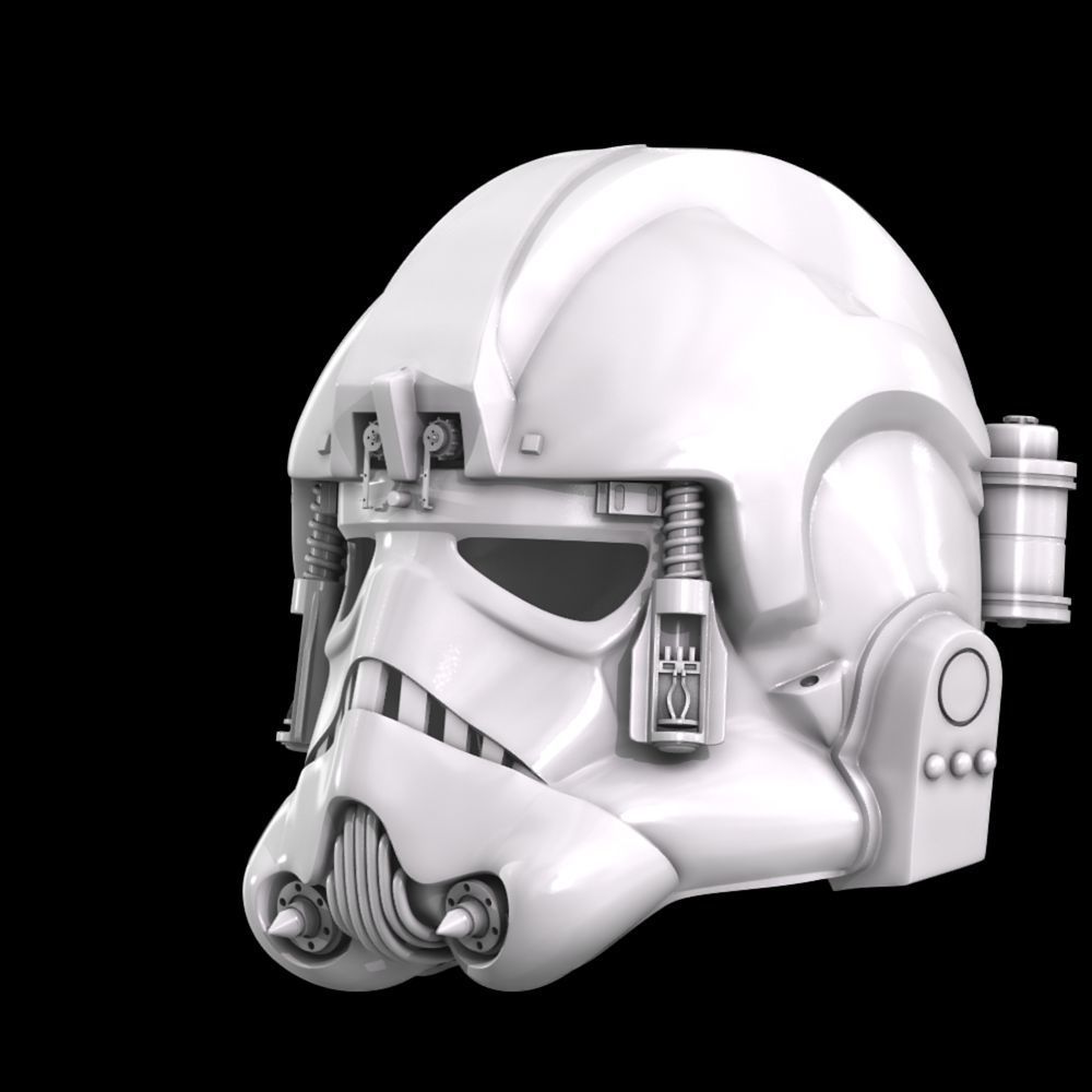 Sgtar Wars Empire Strick Back At-At driver 3D print model_1