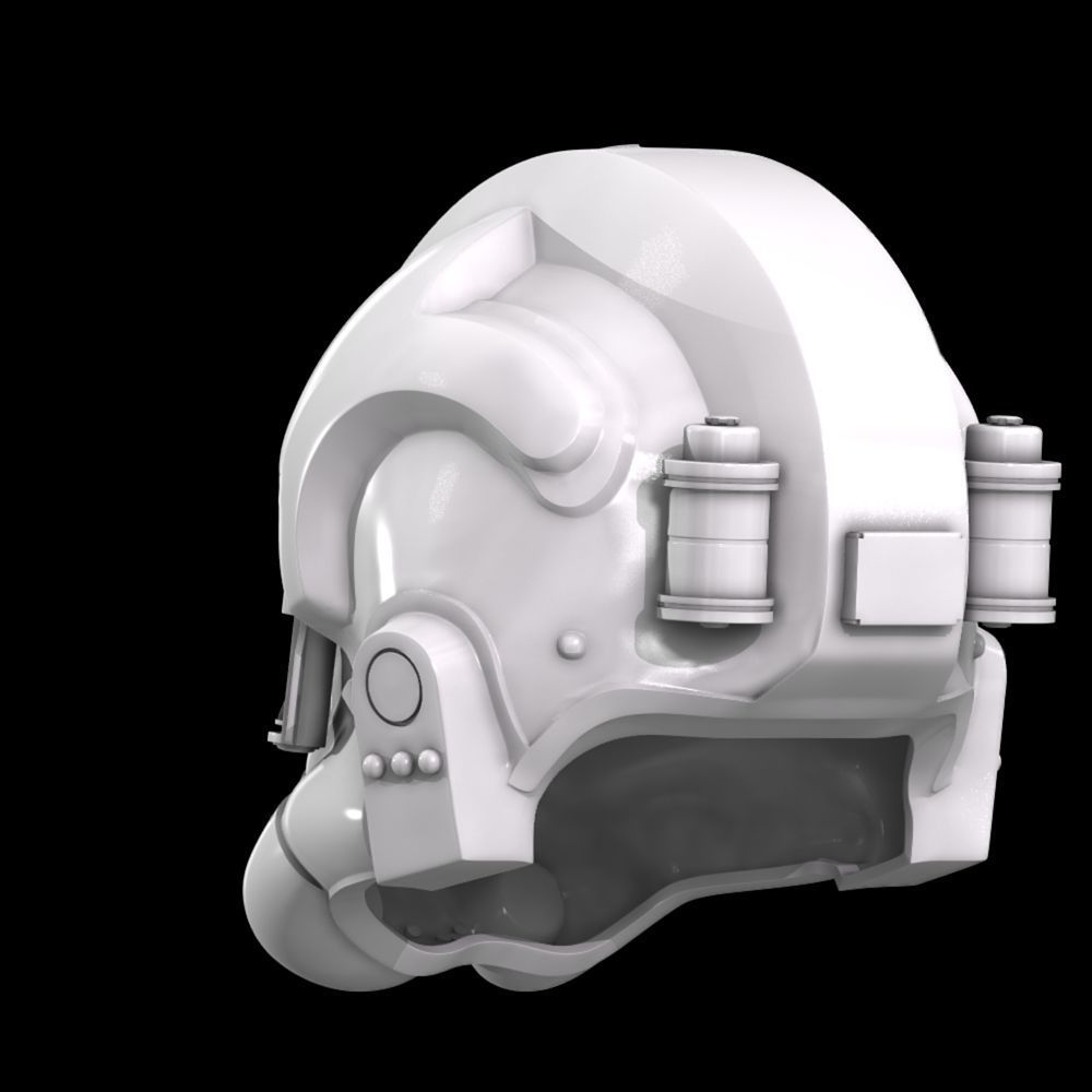 Sgtar Wars Empire Strick Back At-At driver 3D print model_3