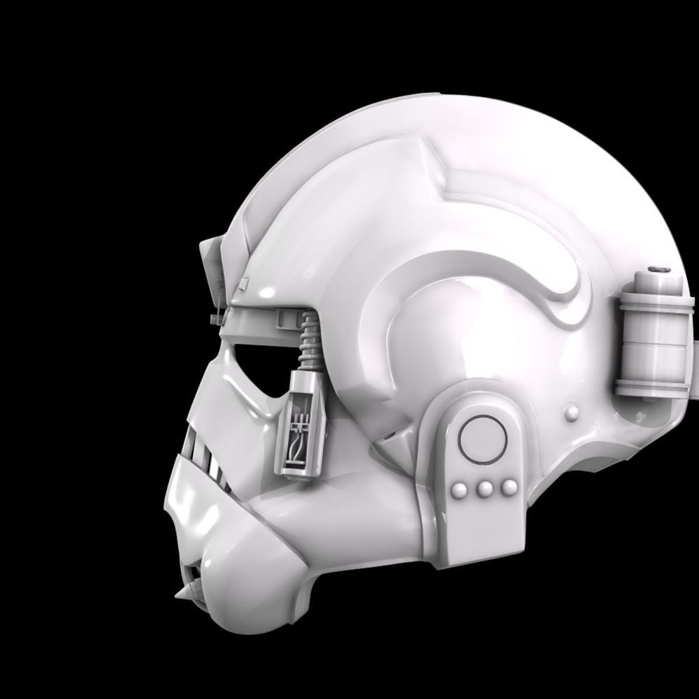 Sgtar Wars Empire Strick Back At-At driver 3D print model_2