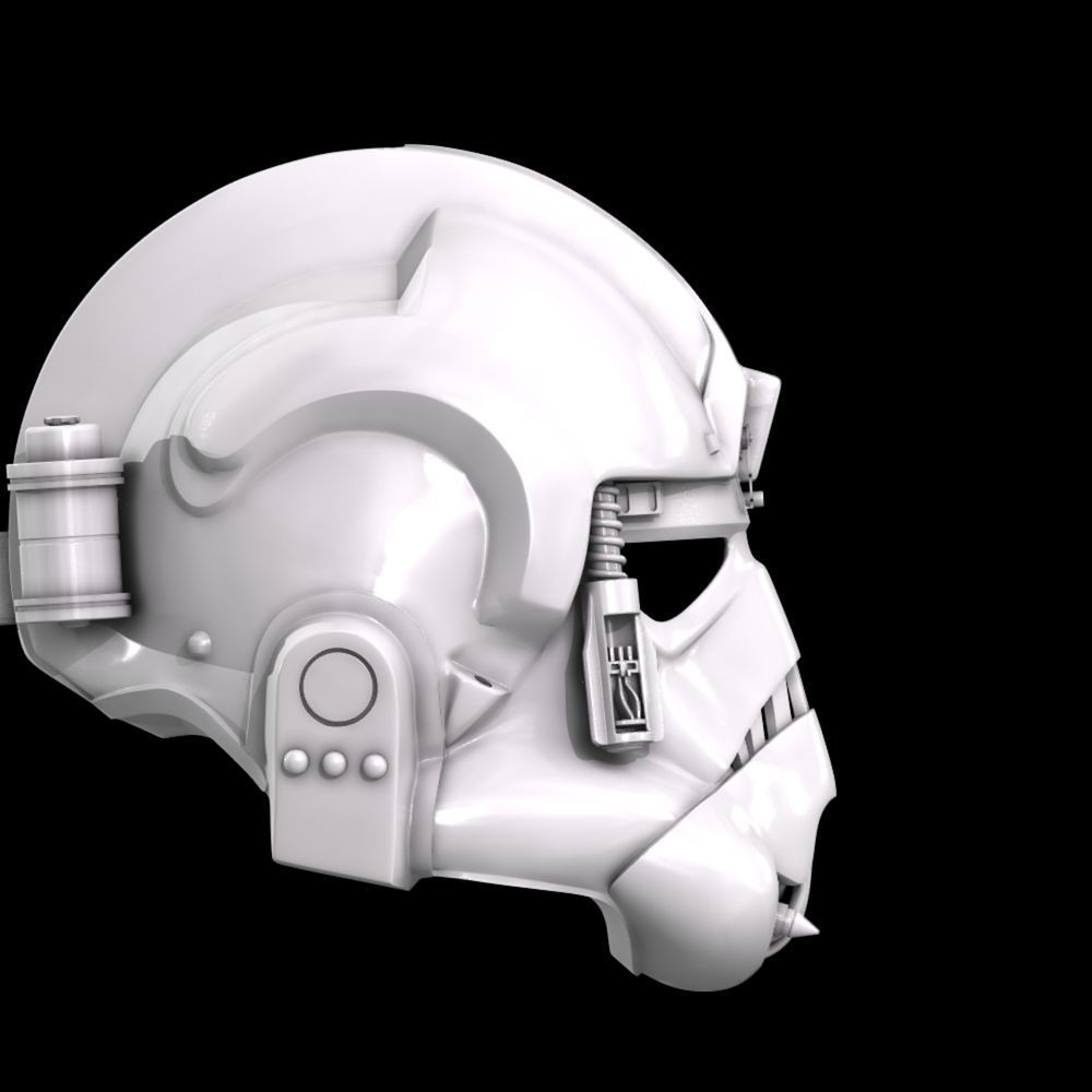 Sgtar Wars Empire Strick Back At-At driver 3D print model_5