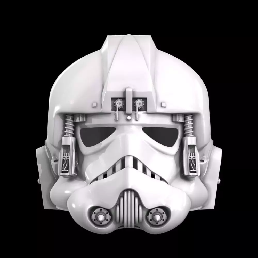 Sgtar Wars Empire Strick Back At-At driver 3D print model_0