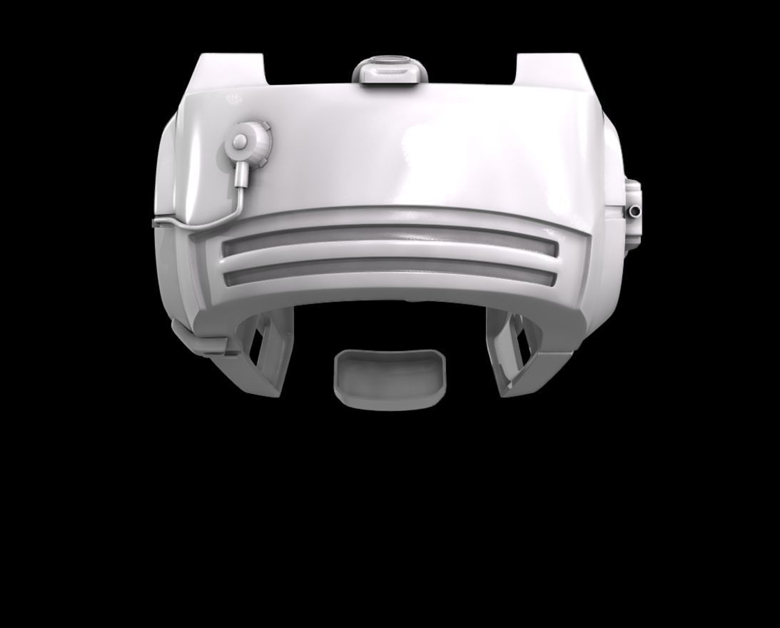 Star Wars Return of the Jedi B-wing pilote helmet 3D print model_4