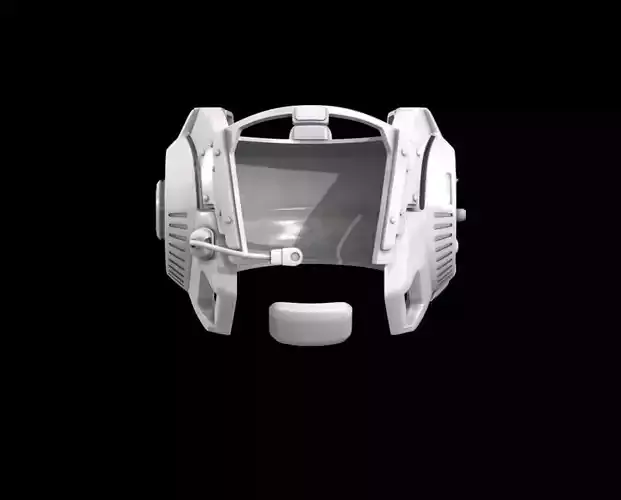 Star Wars Return of the Jedi B-wing pilote helmet 3D print model