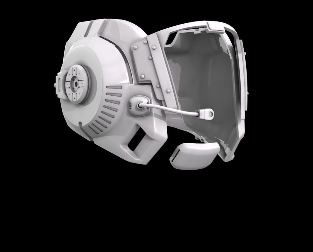 Star Wars Return of the Jedi B-wing pilote helmet 3D print model_6