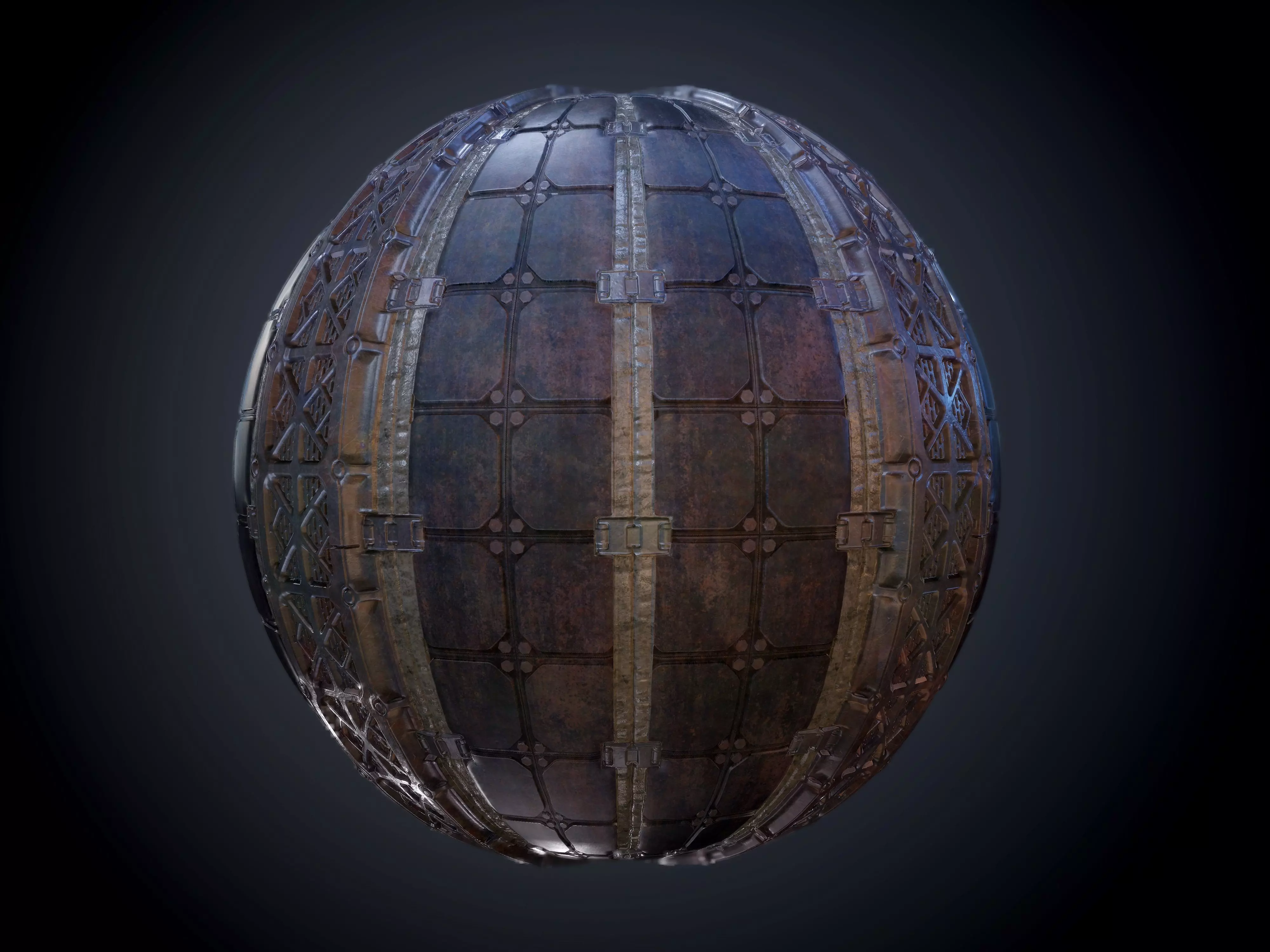 Sci-Fi Military Seamless PBR Texture 21 Texture_0