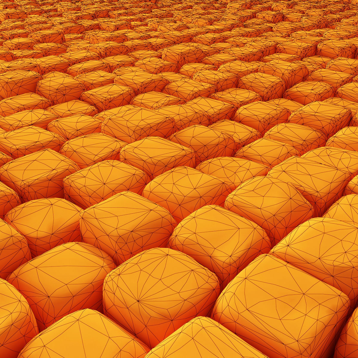 Paving old stone granite 3D model_7