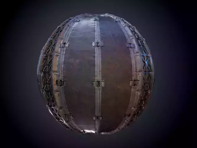 Sci-Fi Military Seamless PBR Texture 23