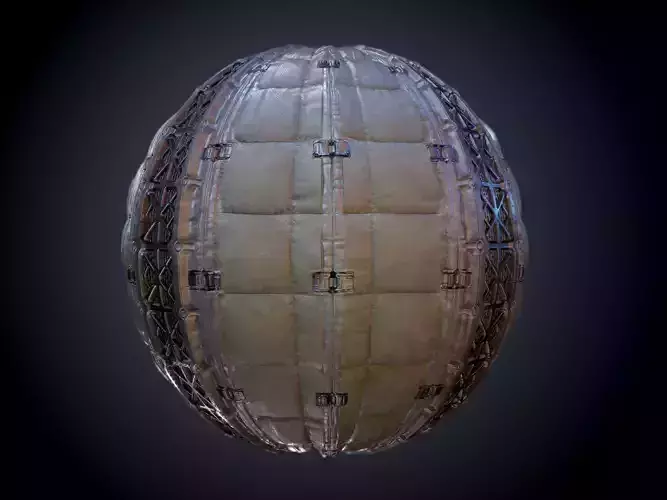 Sci-Fi Military Seamless PBR Texture 25