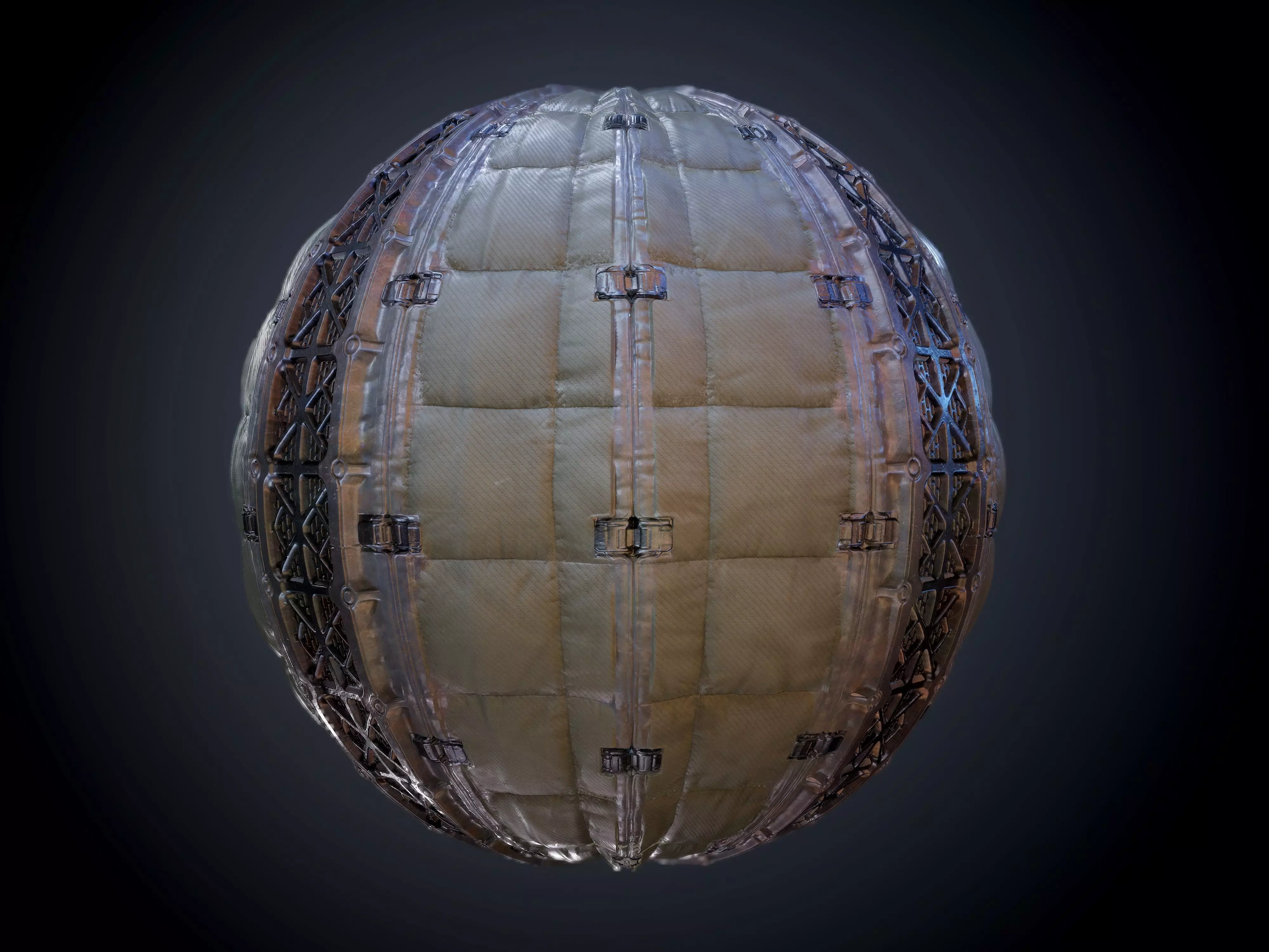 Sci-Fi Military Seamless PBR Texture 25 Texture_0