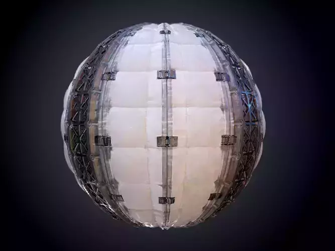 Sci-Fi Military Seamless PBR Texture 26