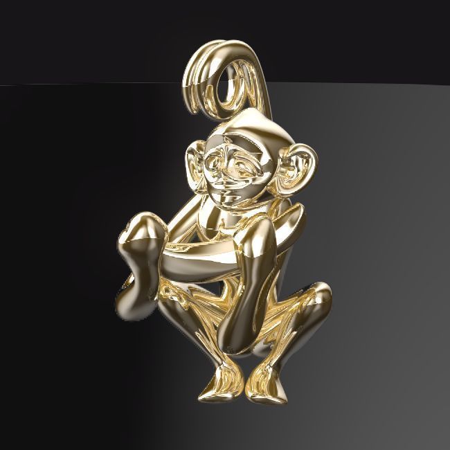 3D-Monkeys 196 3D print model_2