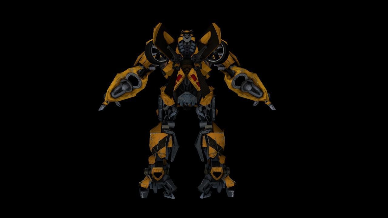 Bumblebee 3D model from transformers last knight 3D print model_6
