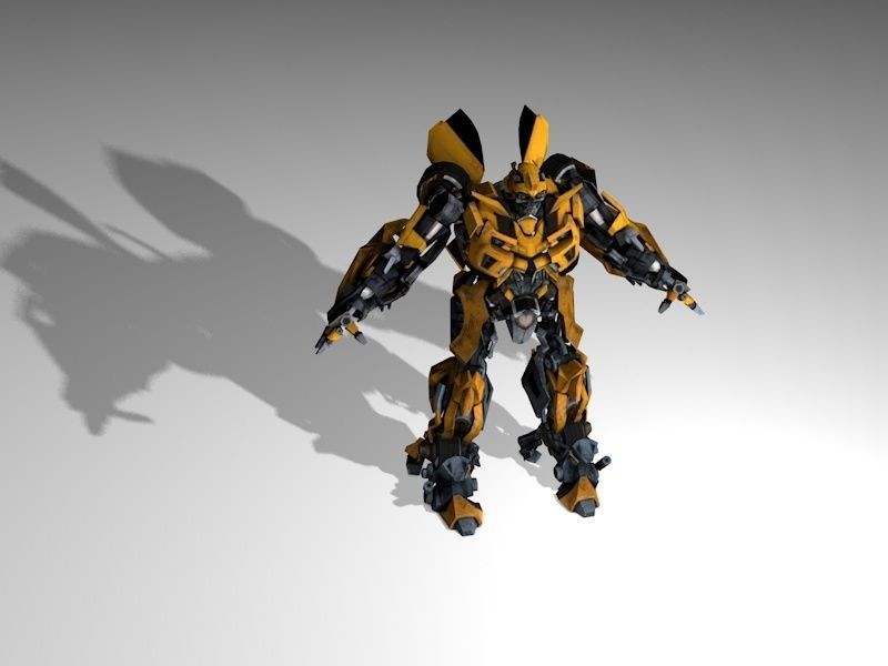Bumblebee 3D model from transformers last knight 3D print model_2