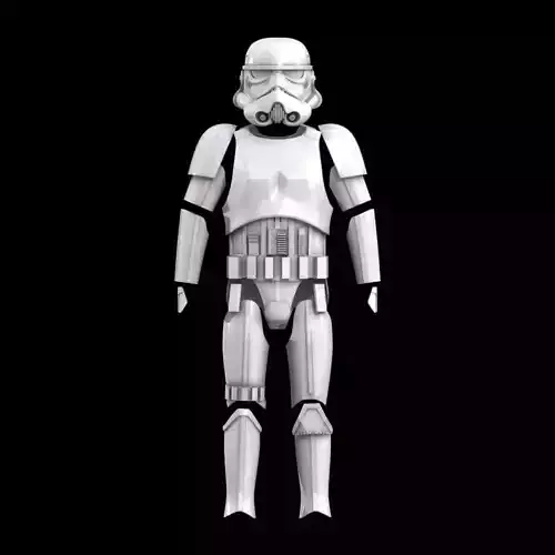 Star Wars Rogue One-Solo Stormtrooper Armor with Helmet 3D print model