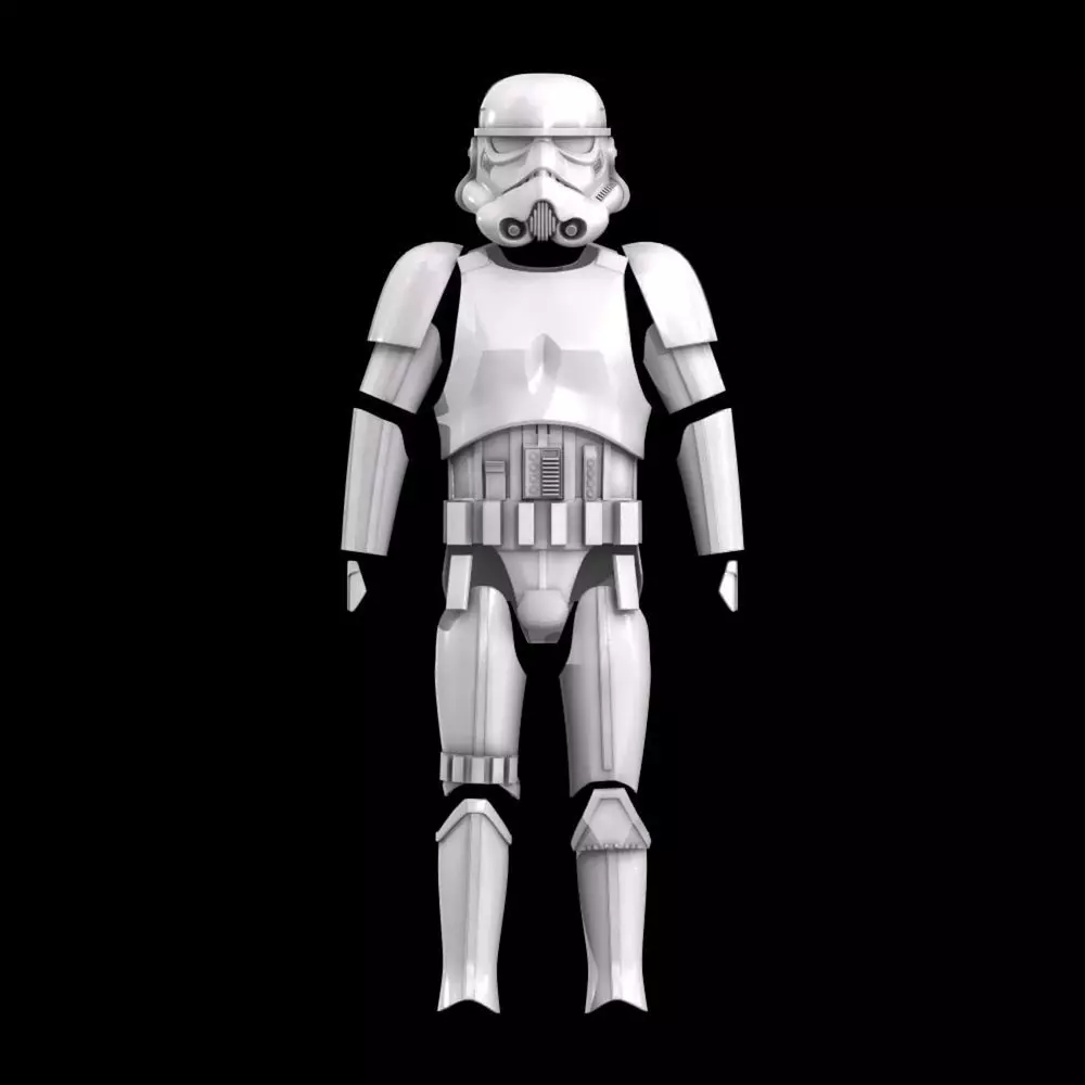 Star Wars Rogue One-Solo Stormtrooper Armor with Helmet 3D print model_0