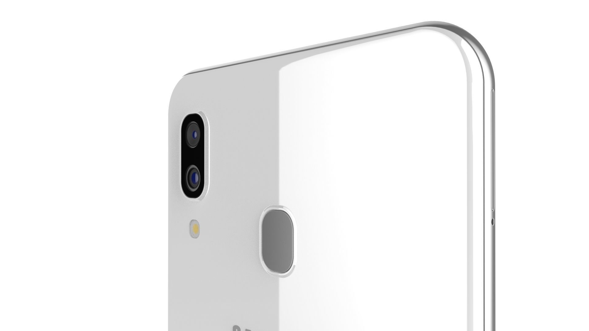 Samsung Galaxy A30 White 3D model_11