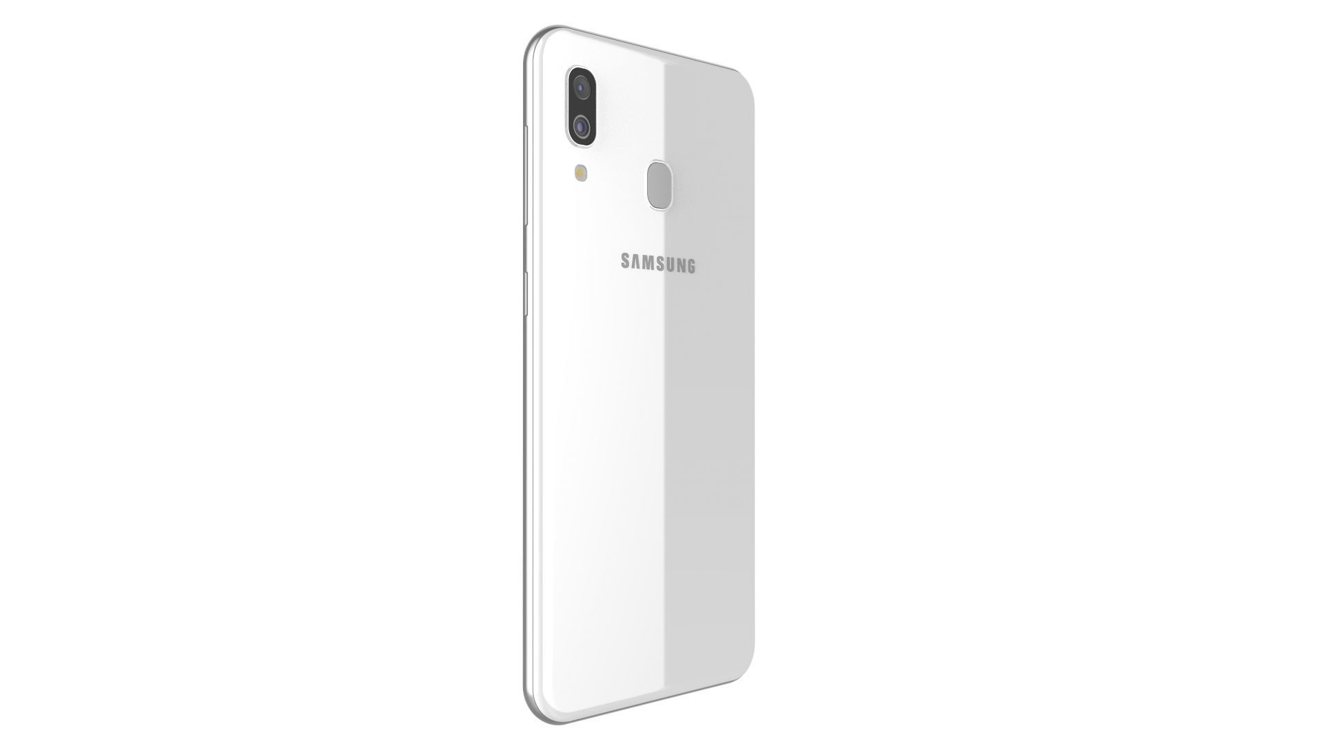 Samsung Galaxy A30 White 3D model_6