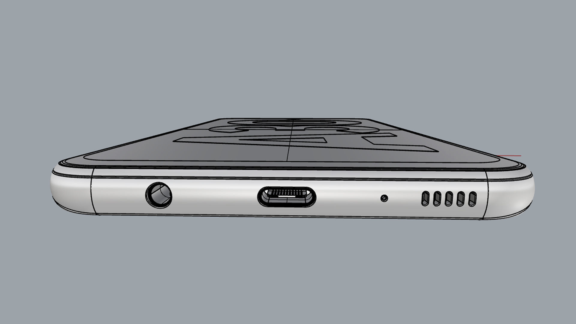 Samsung Galaxy A30 Black 3D model_16