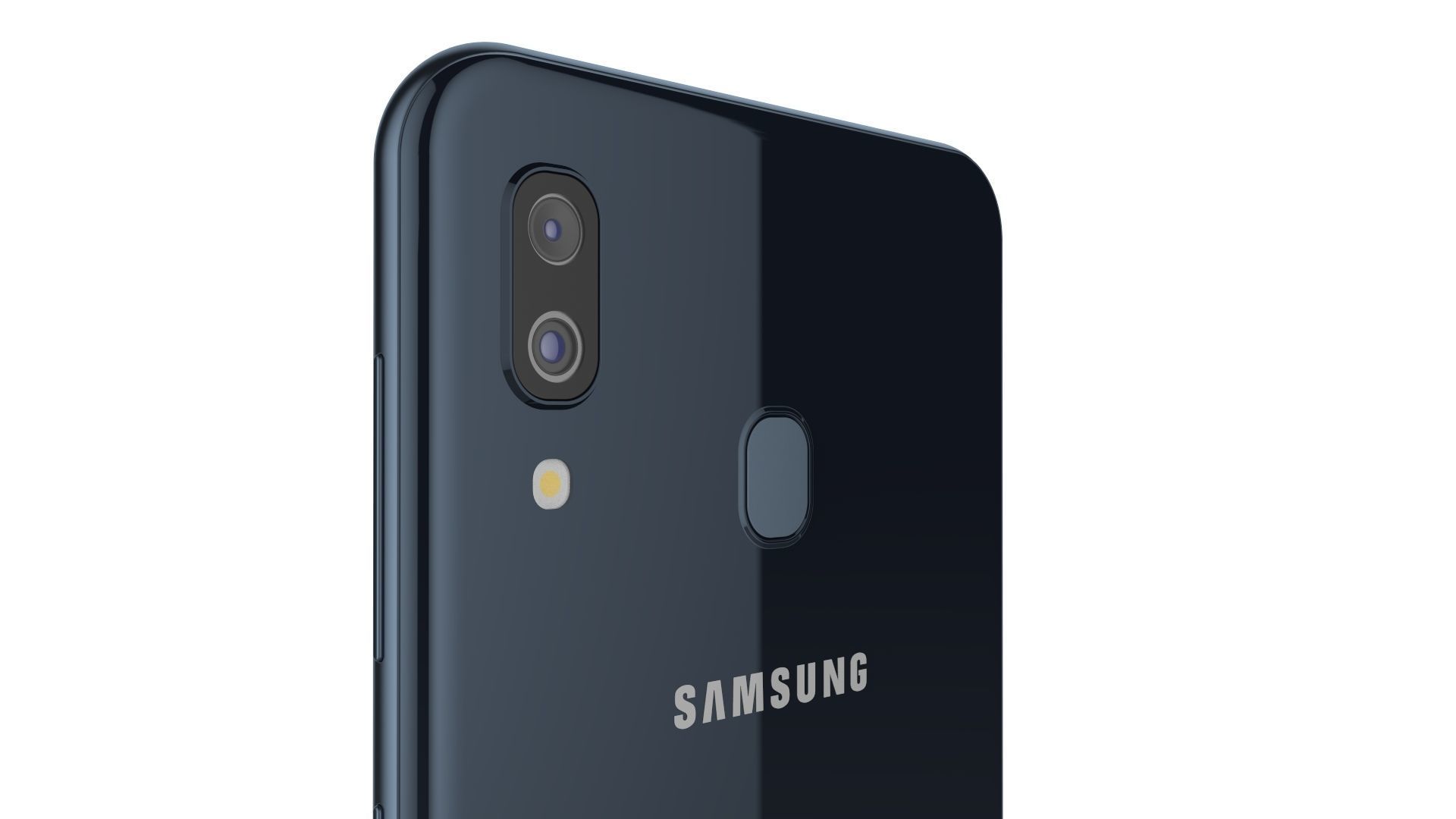 Samsung Galaxy A30 Black 3D model_11