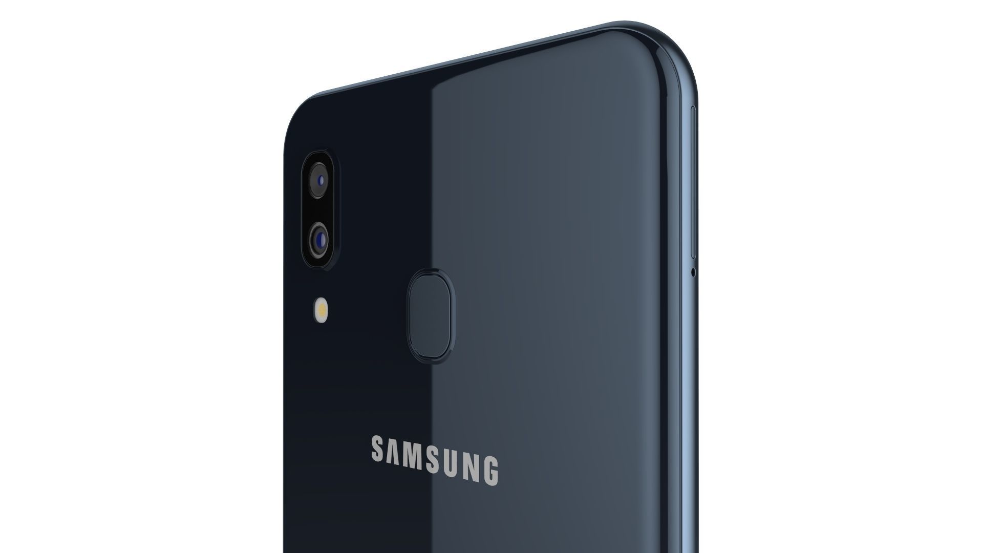 Samsung Galaxy A30 Black 3D model_12