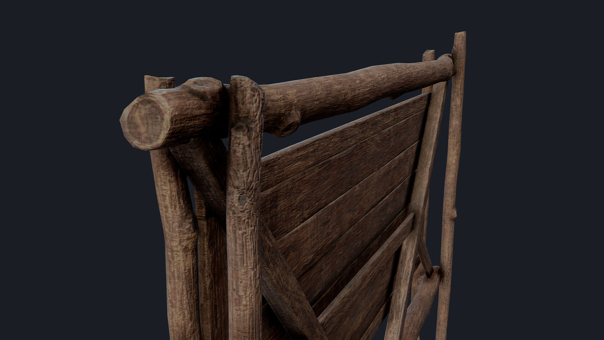 Quest Board Low-poly 3D model_9