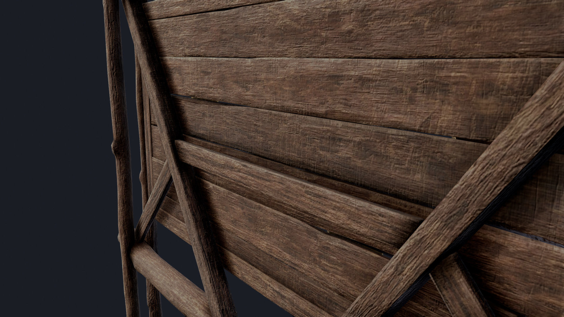 Quest Board Low-poly 3D model_14