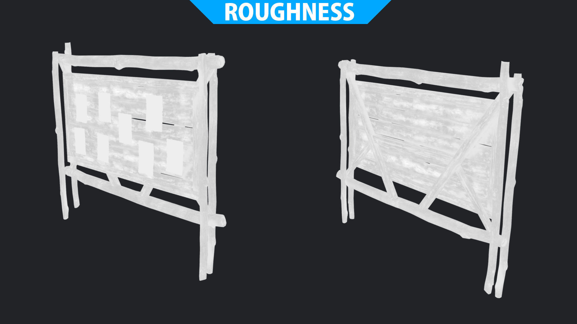 Quest Board Low-poly 3D model_20