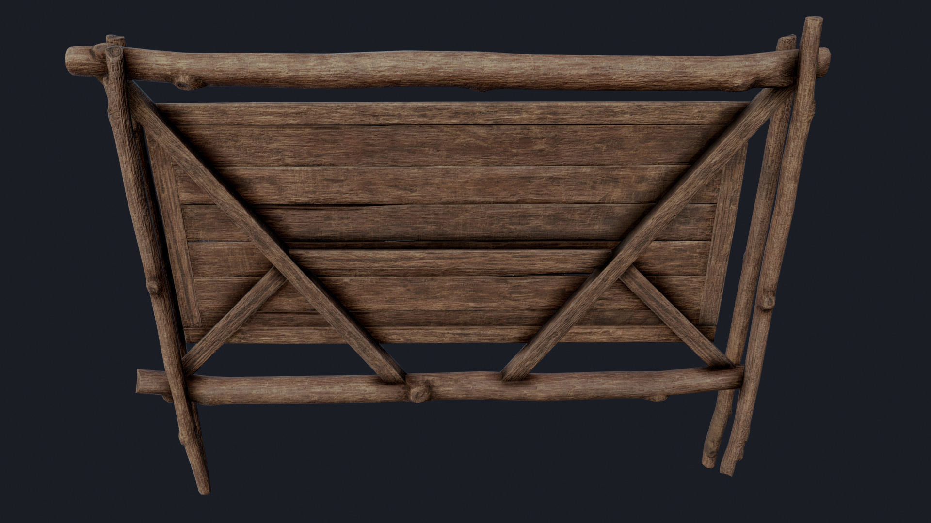 Quest Board Low-poly 3D model_4