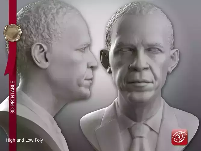 Obama Bust 3D print model