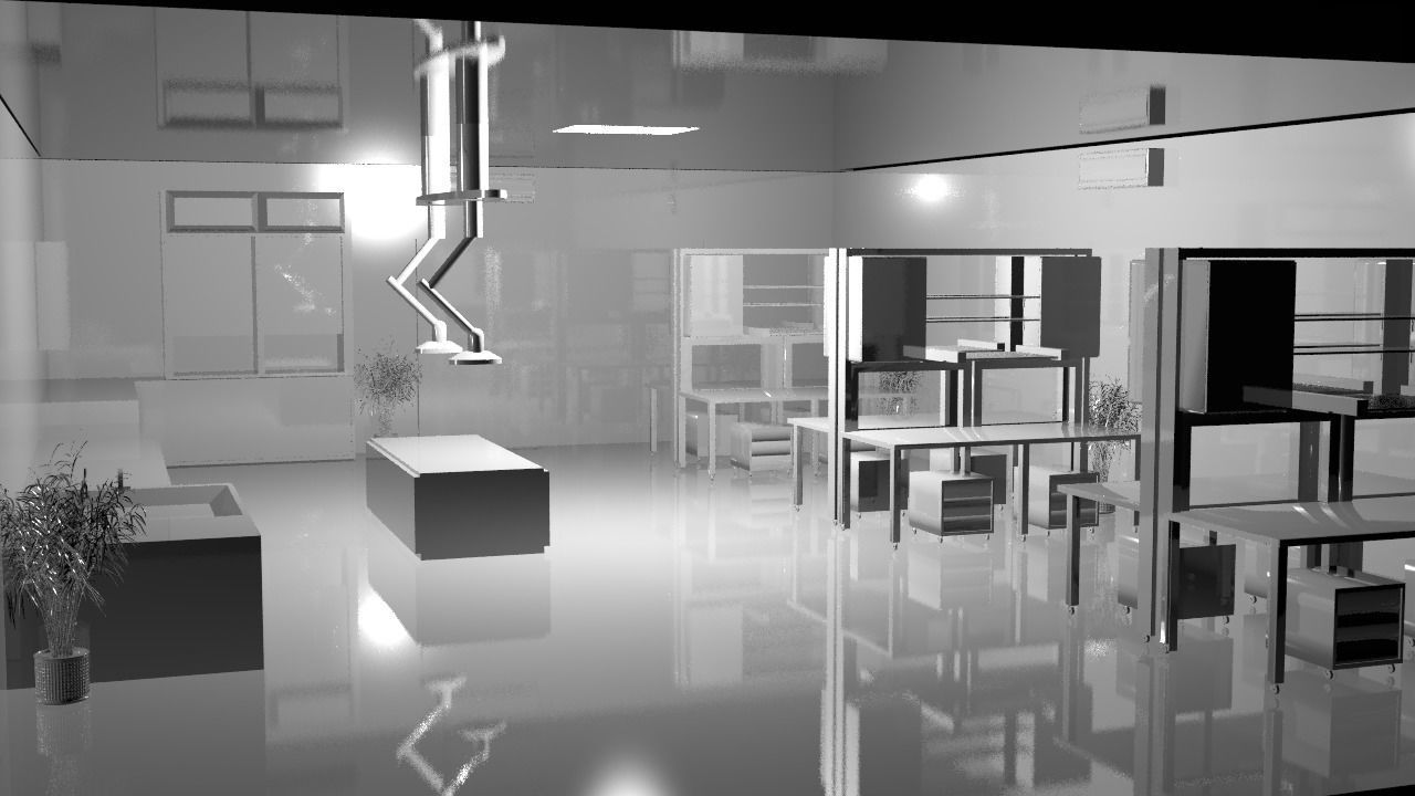 Laboratory Chemistry Lab 3D model_4