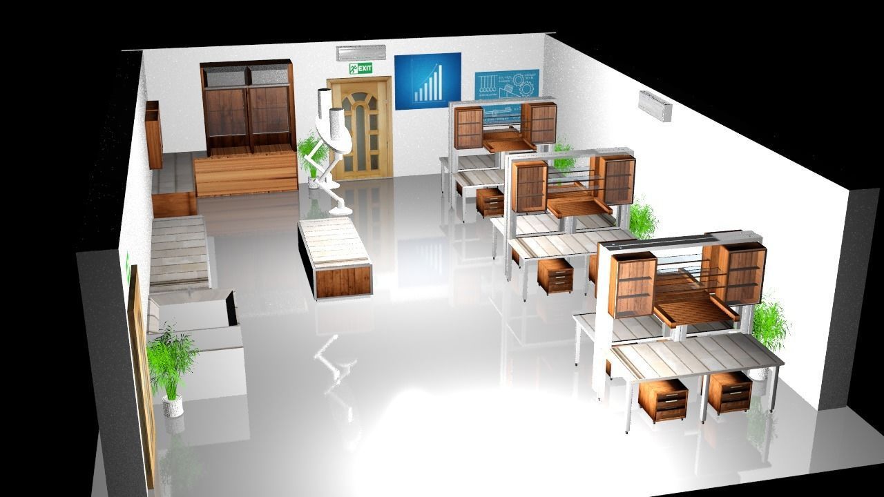 Laboratory Chemistry Lab 3D model_3