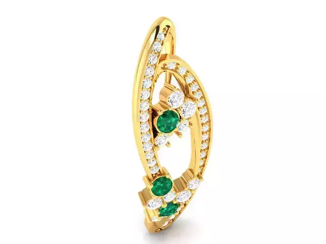 Women pendant 3dm render detail 3D print model