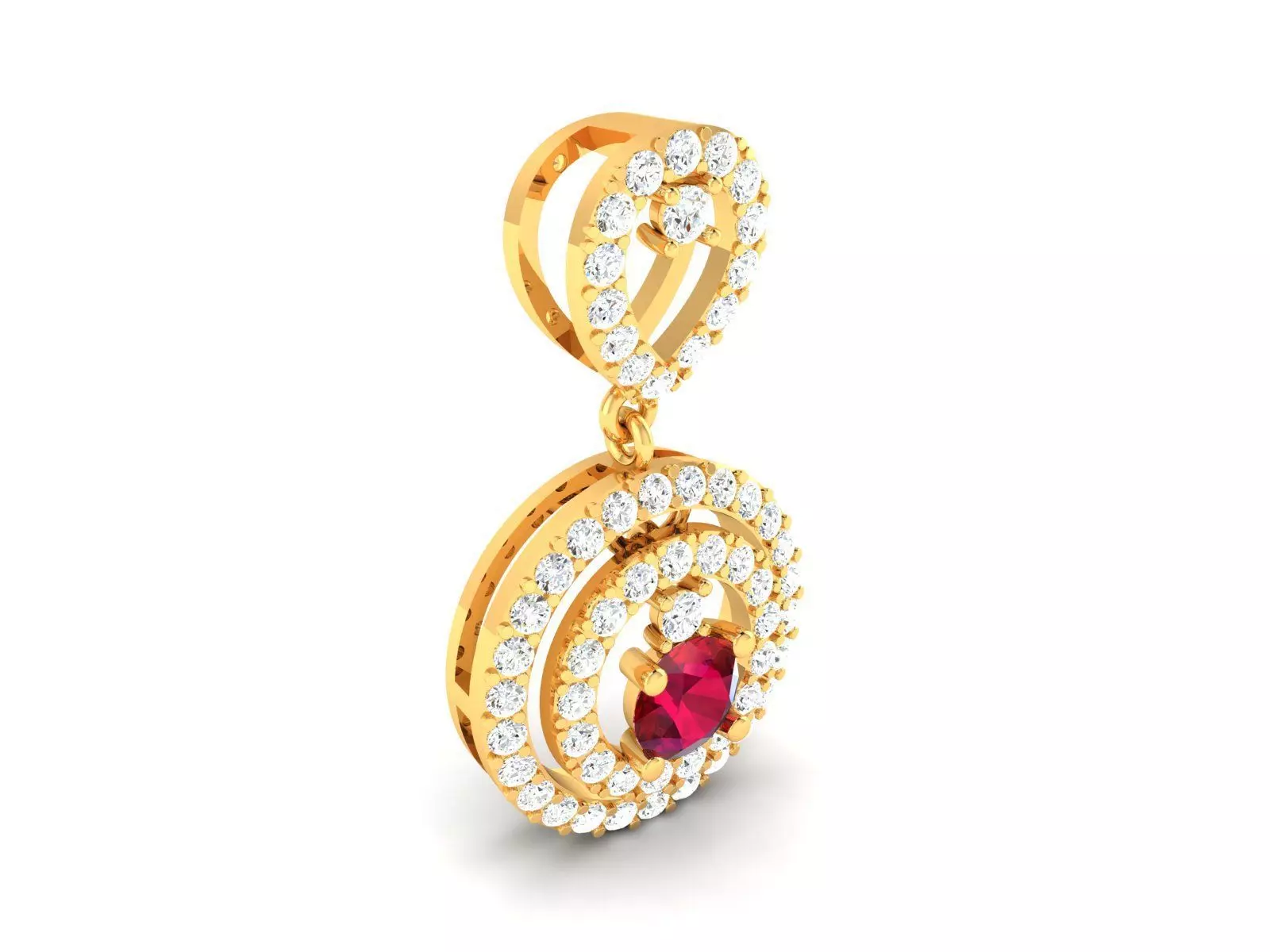 Women pendant 3dm render detail 3D print model 3D print model_0