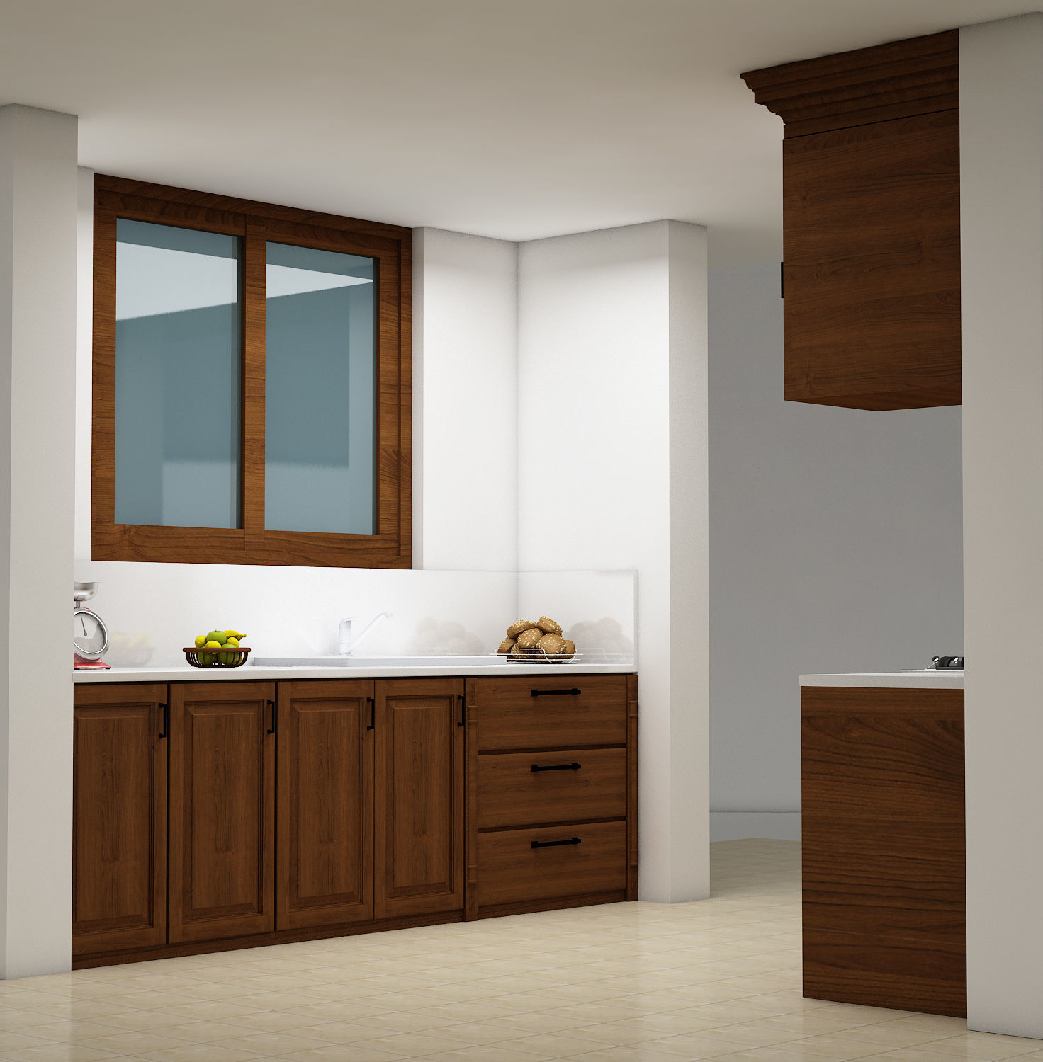 PANTRY DESIGN Low-poly 3D model_1