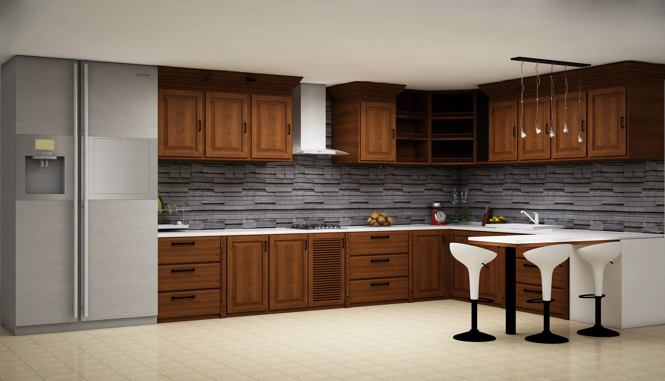 PANTRY DESIGN Low-poly 3D model_0