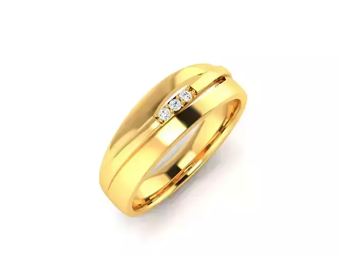Women ring 3dm render detail 3D print model