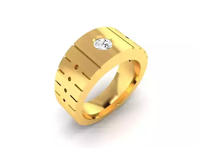 Men ring 3dm render detail 3D print model